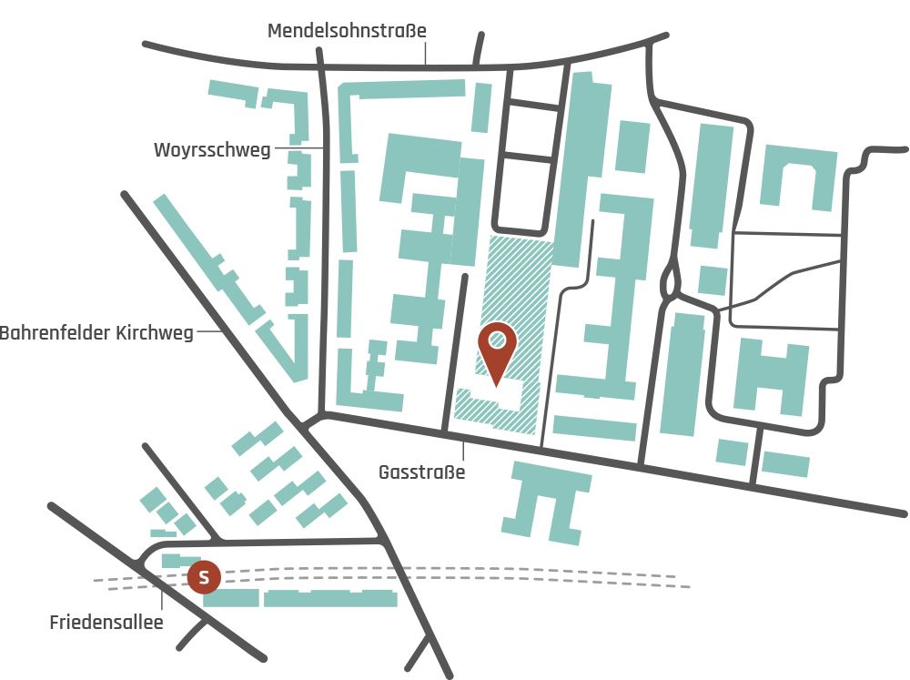 Umgebungskarte CONZ-HÖFE